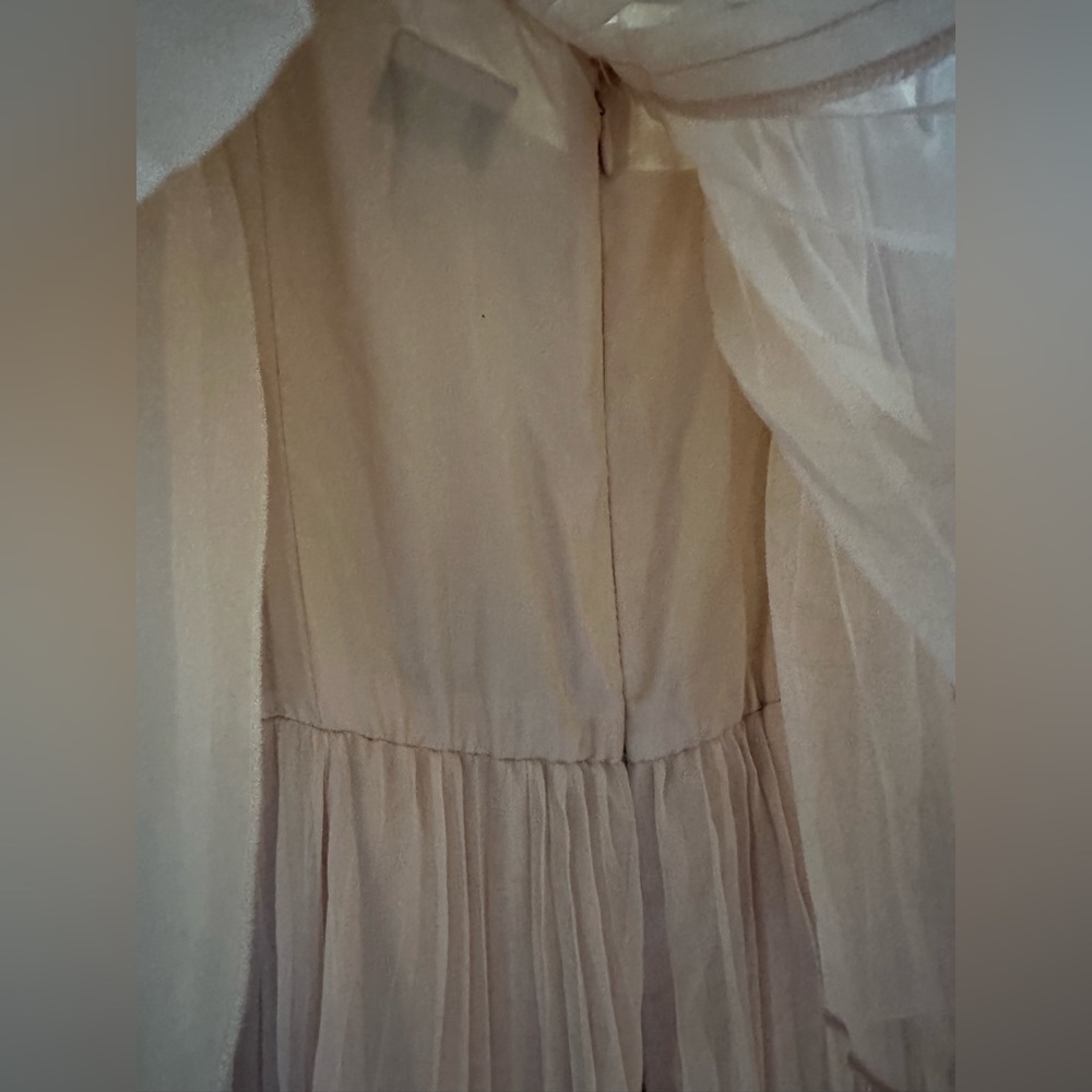 Halston Heritage Pleated Floor Length Gown - Picture 4 of 7